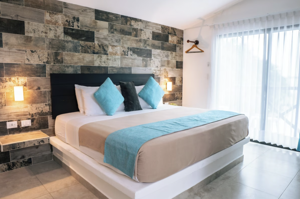 Hotel en la laguna de Bacalar