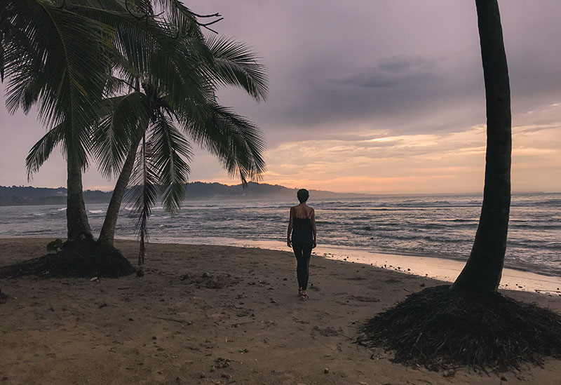 atardecer en puerto viejo de Talamanca