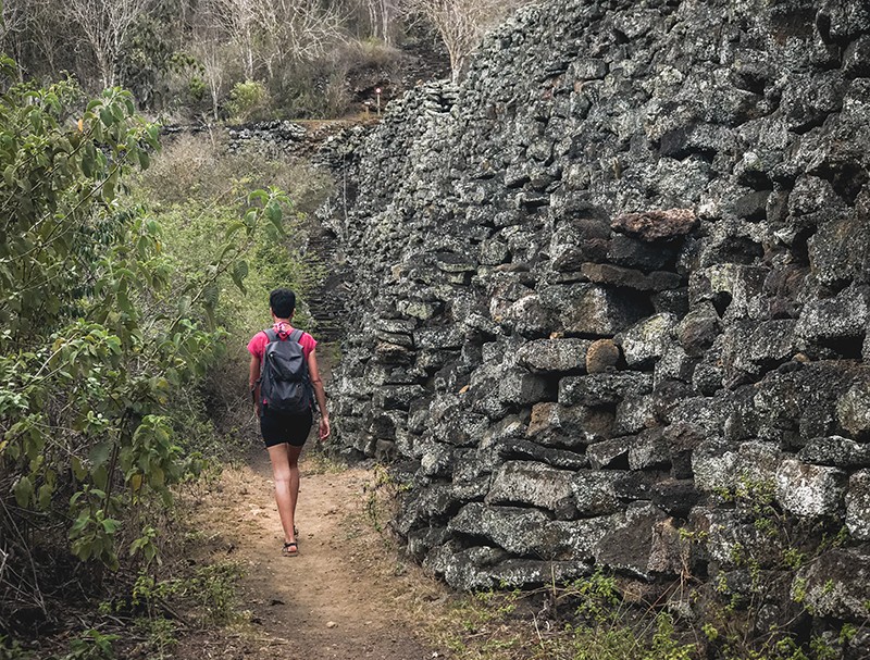 Muro de la l&aacute;gimas de isla Isabela