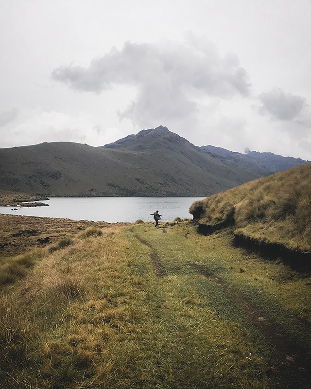 Camino a las laguna de Ozogoche