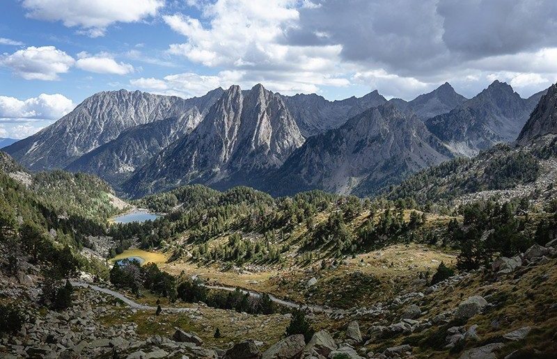 Panorámica de Aigüestortes y Sant Maurici