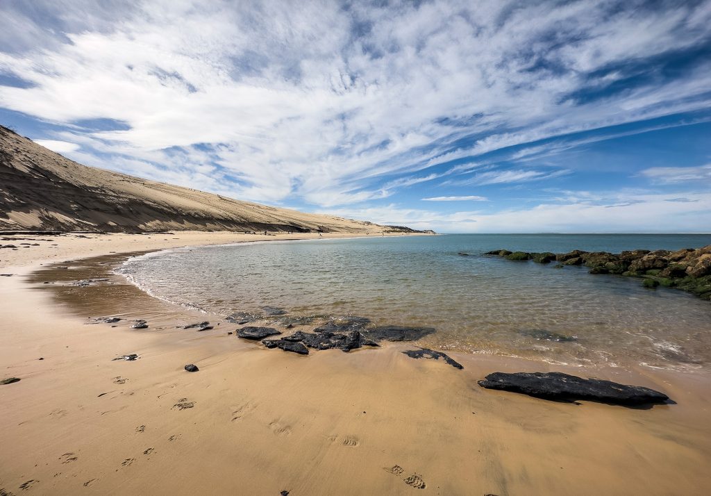Costa de duna de Pilat de Francia