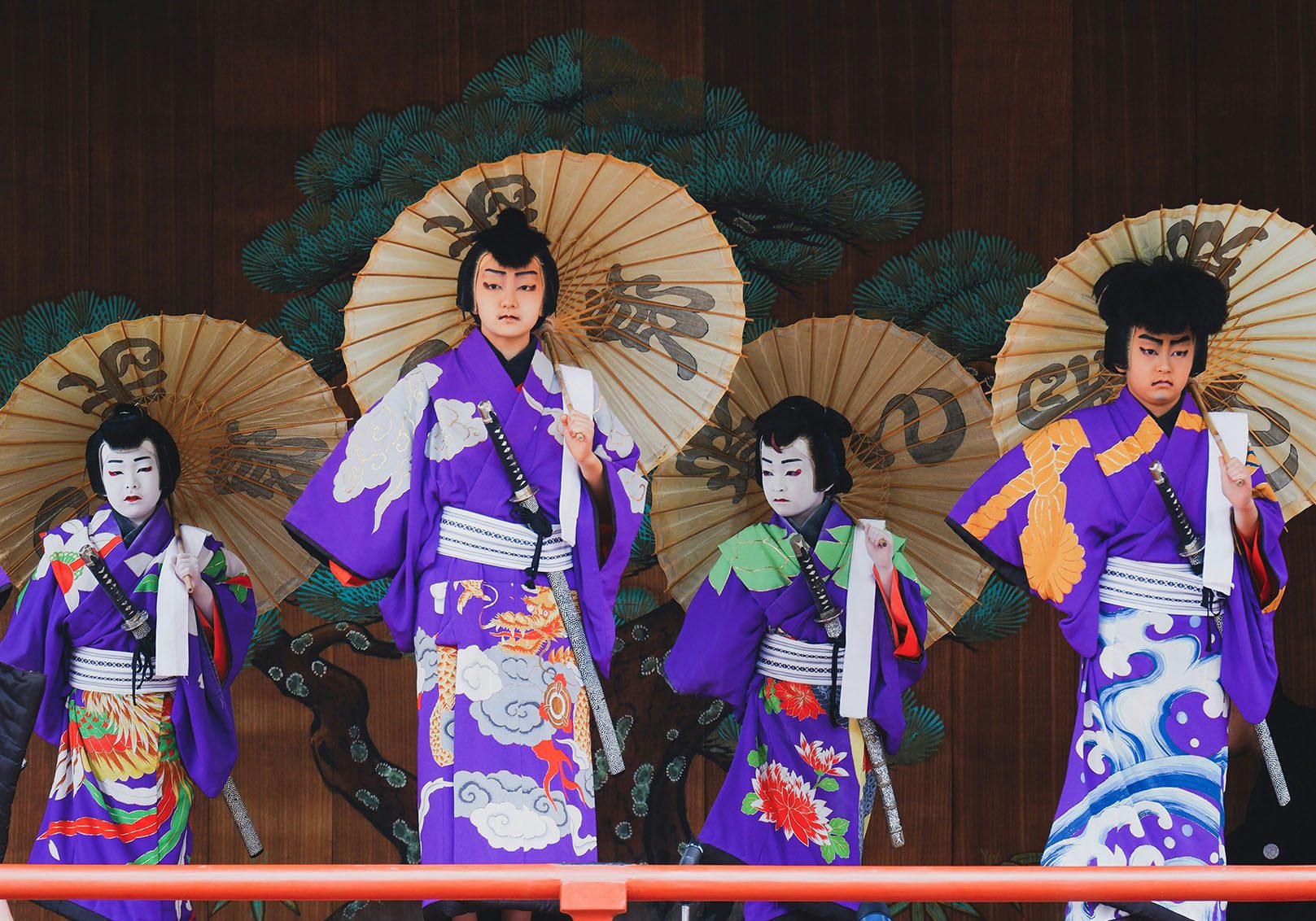 Dónde ver teatro japonés Kabuki