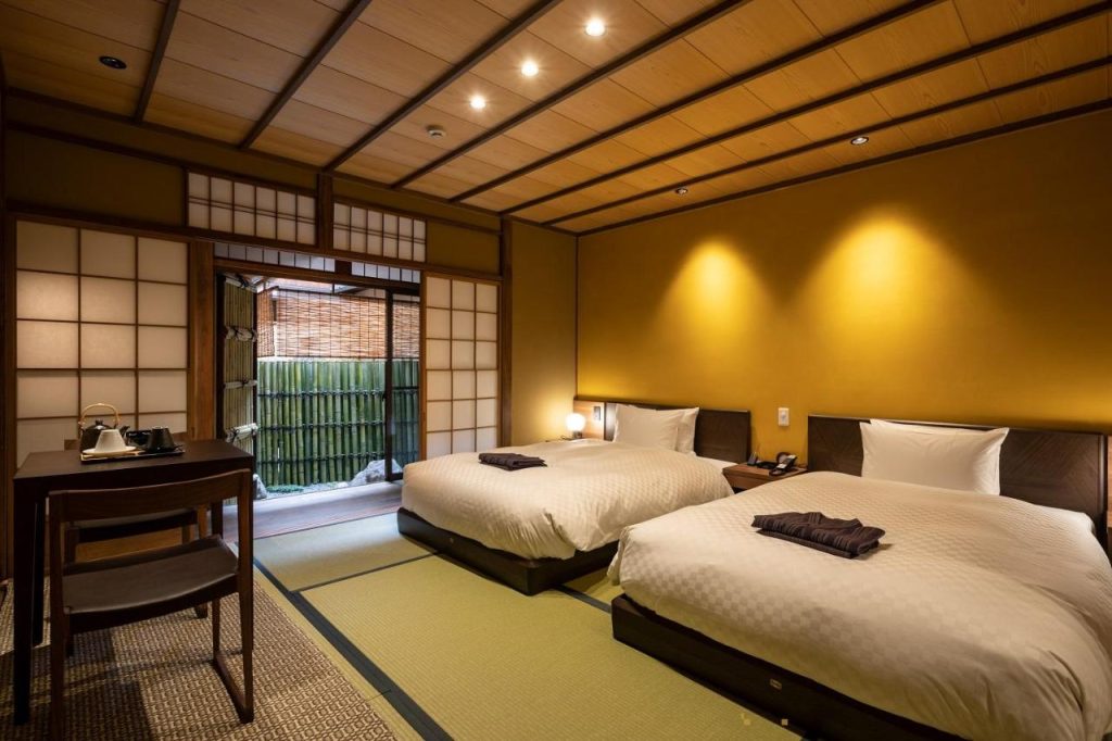 Hoteles tradicionales donde dormir en Kioto