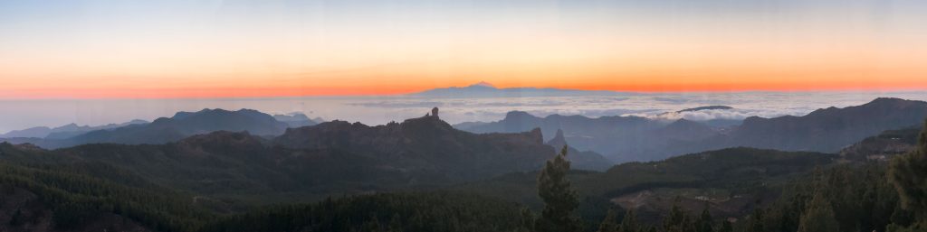 Roque Nublo desde el mirador del Pico de las nieves