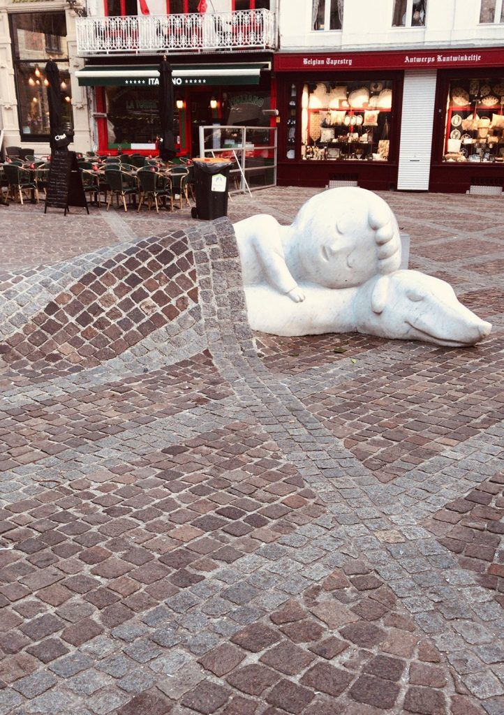 Esculturas famosas en B&eacute;lgica
