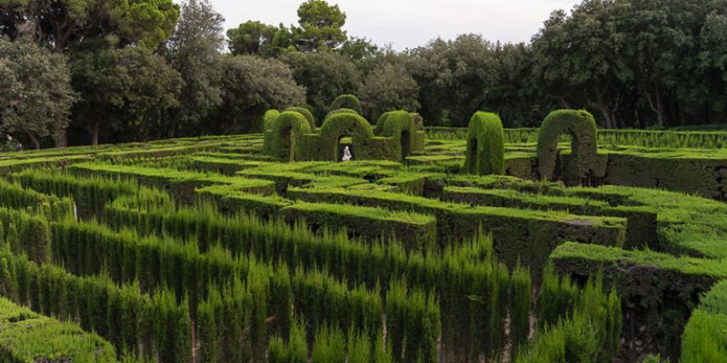 Parque del laberinto de Horta de Barcelona