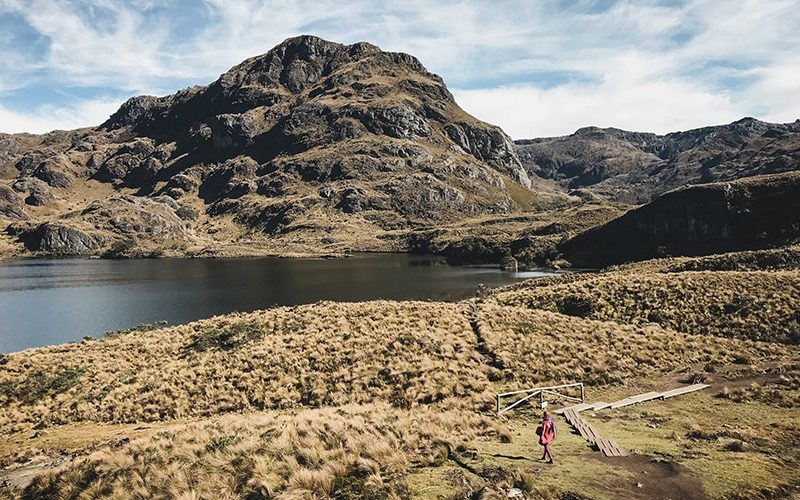 La laguna Toreadora del Parque Nacional Cajas