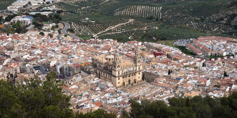 Vistas desde el castillo de Jaén